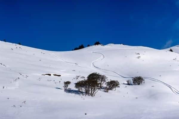 Snow covered Mountain Nepal